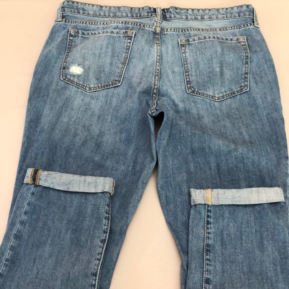 GAP Sz 14 Boyfriend Fit Damaged Jeans - Picture 7 of 10